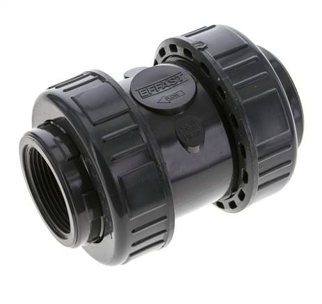 Válvula Antirretorno PVC Rp 1 1/2'' 0.012-16bar (0.17-232psi)