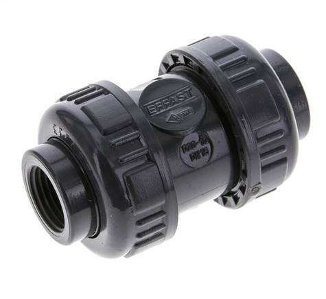 PVC Check Valve Rp 1/2'' 0.012-16bar (0.17-232psi)