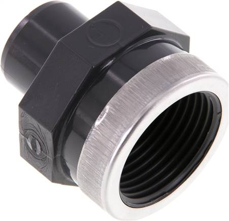 PVC-Fitting Außengewinde 25mm x Innengewinde Rp 1'' [2 Stück]