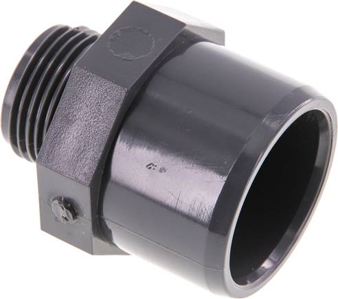 PVC-Fitting Buchse 40x50mm x Stecker G 1'' [2 Stück]