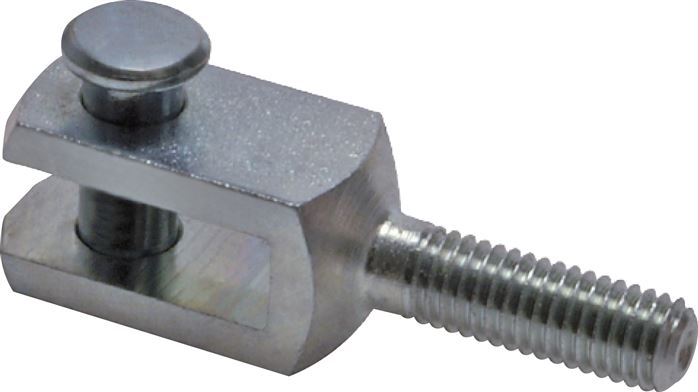 Clevis Rod-end Pin M20 Male Zinc plated steel