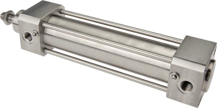 ISO 15552 Double Acting Cylinder 100-400mm - Magnetic - Damping - Stainless Steel