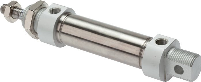 ISO 6432 Round Double Acting Cylinder 16-100mm - Magnetic