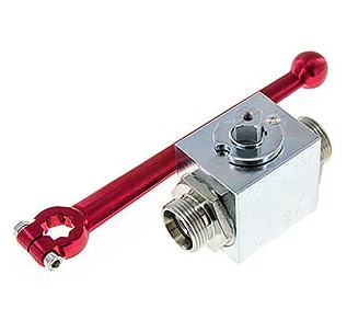 Cutting Ring 25 S 2-Way Hydraulic Steel Ball Valve