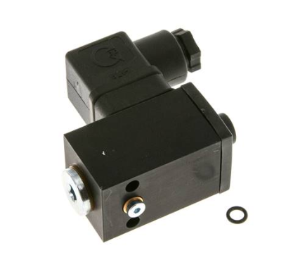 Pressostat en aluminium 1 à 16bar SPDT à bride et g1/4'' 250VAC Connecteur DIN-A