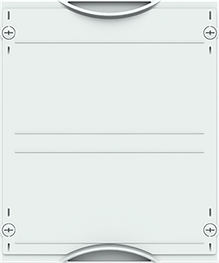 ABB Comfortline, Twinline, Triline Unité Encastrable Vide - 2CPX041725R9999