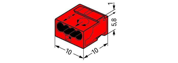 Pince à Souder Wago Micro - 243-804 [100 Pièces]