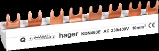 Hager Quickbusbar Kamrail - KDN463E