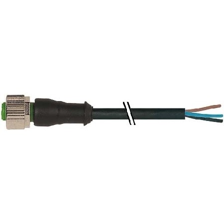 Cable sensor/actor MURR con conector - 7000-12241-6350500