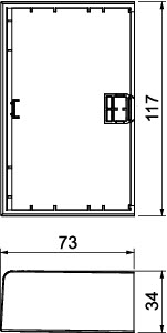 Rehau by OBO SIGNA Eindplaat Wandgoot/Zuil - 6132776