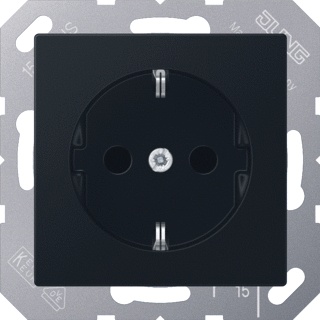 Jung AS/A RANGE Wall Outlet (WCD Switchgear) (European Socket) - A1520NBFKISWM