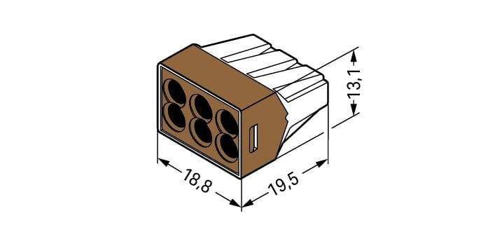 Abrazadera Para Soldar Wago - 773-606 [50 Piezas]