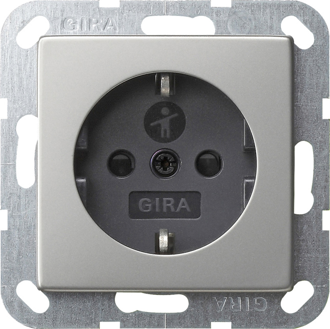 Gira System 55 Base De Enchufe De Pared (interruptor WCD) - 0453600