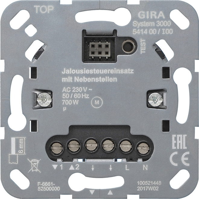 Gira Jaloezie- En Rolluikbesturing Systeem 3000 - 541400