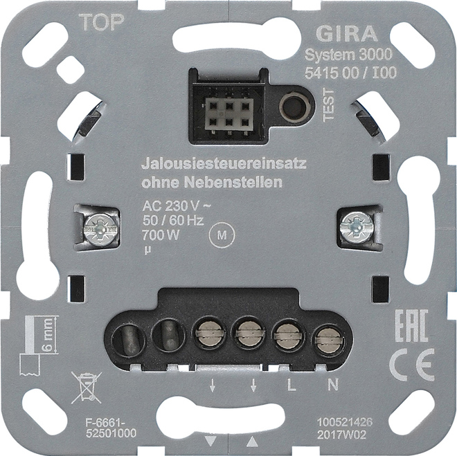 Gira System 3000 Jalousiesteuerung - 541500