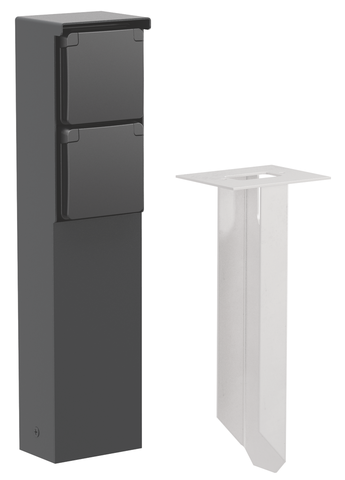 Niko New Hydro Light/Power Column (European Socket) - 761-36825