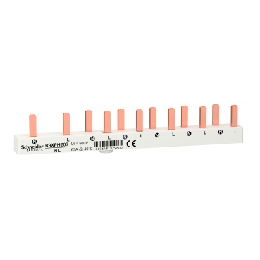 Schneider Electric Merlin Gerin Resi 9 Comb Rail - R9XPH207 [4 Pieces]