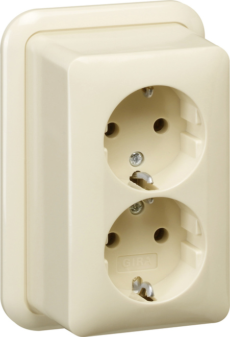 Gira Flush-Mounted Socket Outlet (WCD Switchgear) - 078010