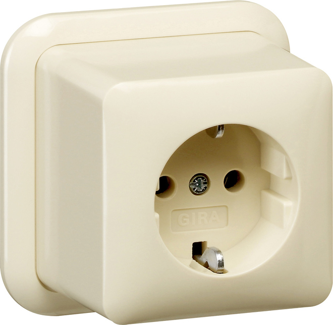 Gira Flush-Mounted Socket Outlet (WCD Switchgear) - 044010