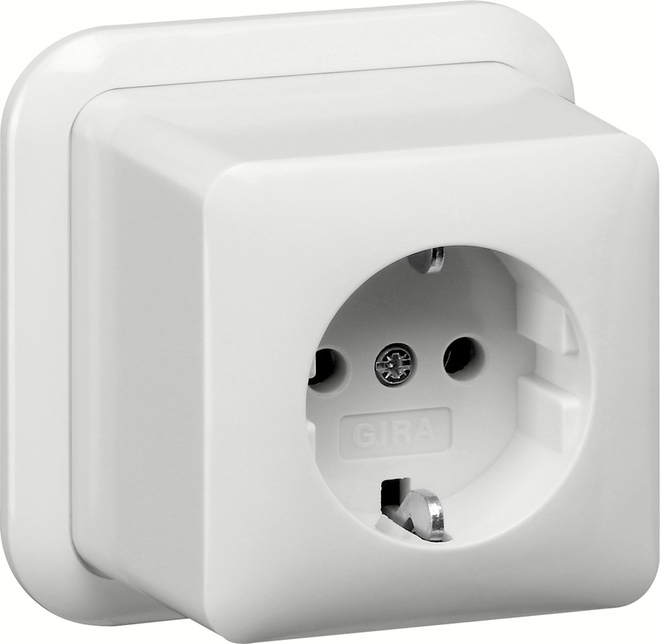 Gira Flush-Mounted Socket Outlet (WCD Switchgear) - 044011