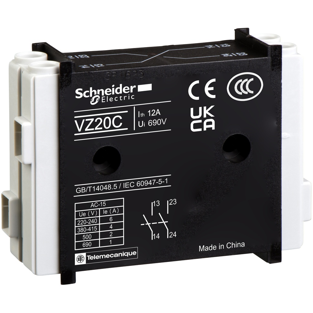 Schneider Electric Auxiliary Contact Block - VZ20