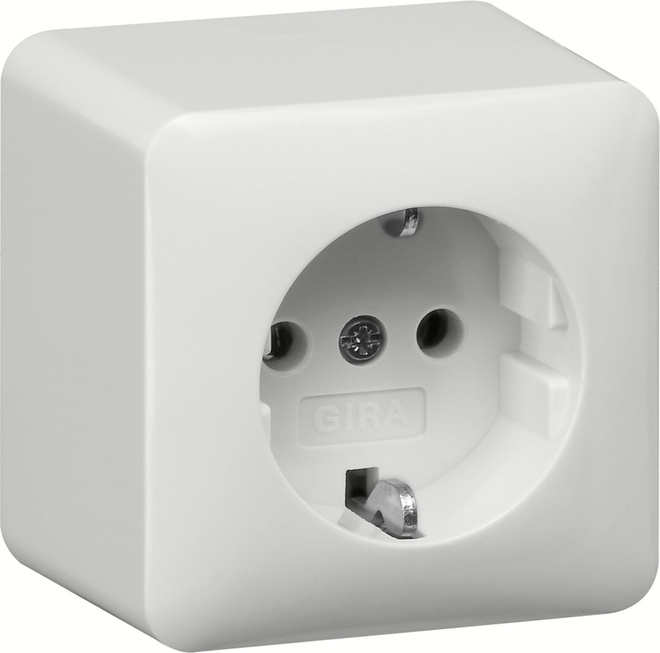 Gira Flush-Mounted Socket Outlet (WCD Switchgear) - 044014