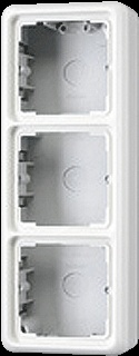 Jung CD500 Surface Mount Box recessed Switchgear - CD583AWW