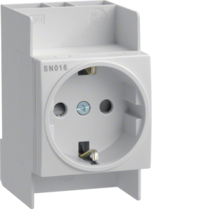 Hager SN Wall Outlet Modular (European Socket) - SN016