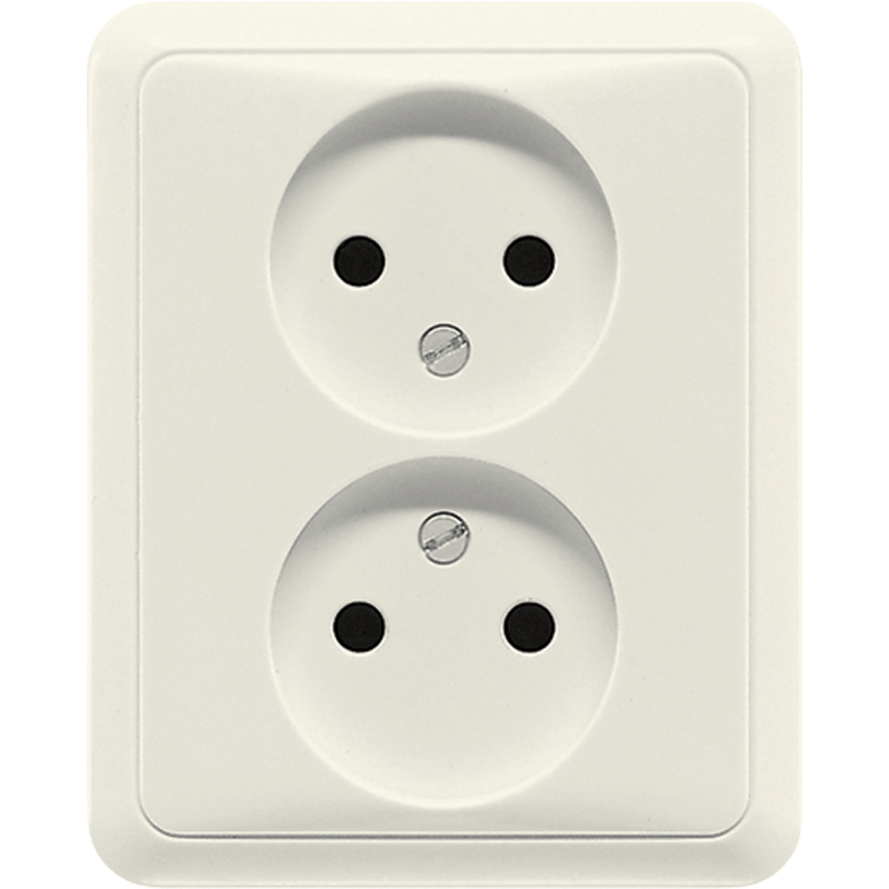 Jung ST550 Wall Outlet Box (WCD Switchgear) (European Socket) - 5010U