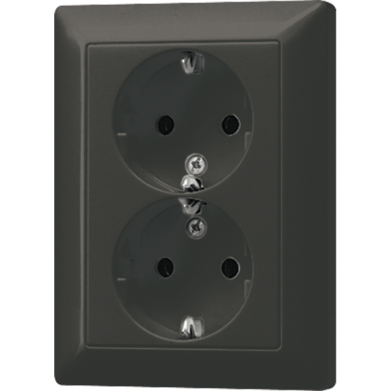 Jung LS RANGE Wall Outlet (WCD Switchgear) (European Socket) - AL5020KIAN-L
