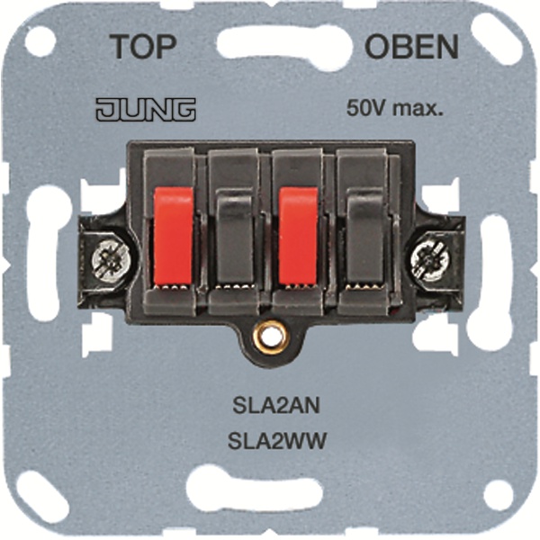 Aparamenta con placa de inserción Jung - SLA2AN