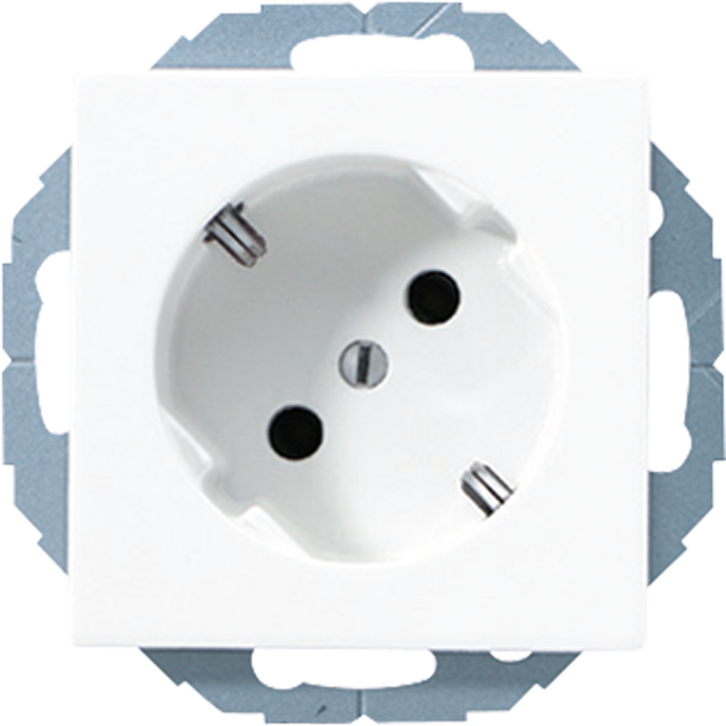 Jung Wall Outlet Box (WCD Switchgear) (European Socket) - A520-45NWW