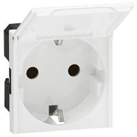 Legrand Mosaic Wall Outlet (WCD Switchgear) (European Socket) - 077219