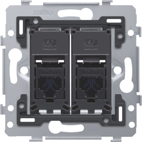 Niko Basic Element Datacontactdoos Aderpaar - 170-75262