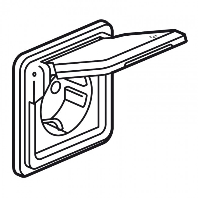 Legrand Soliroc Wall Outlet (WCD Switchgear) - 077835