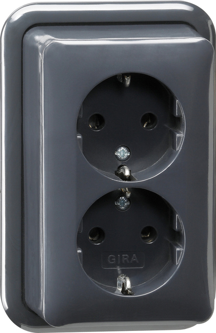 Gira Flush-Mounted Socket Outlet (WCD Switchgear) - 078019