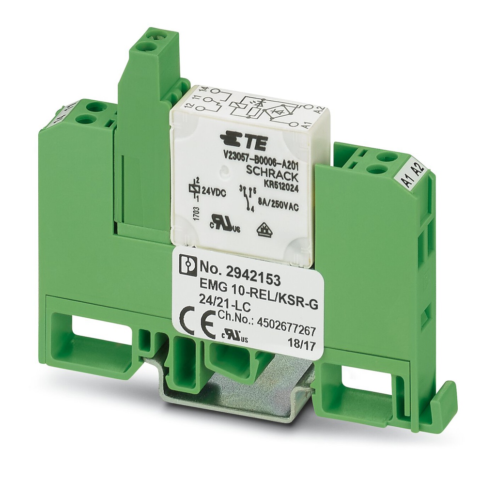 Phoenix Contact EMG Auxiliary Relay - 2942153