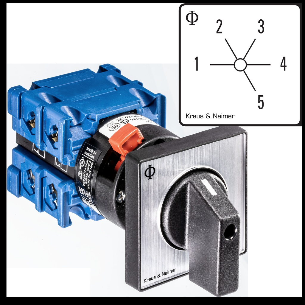 Interruptor de control Kraus & Naimer CH10-A2 - CH10 A232 FT2