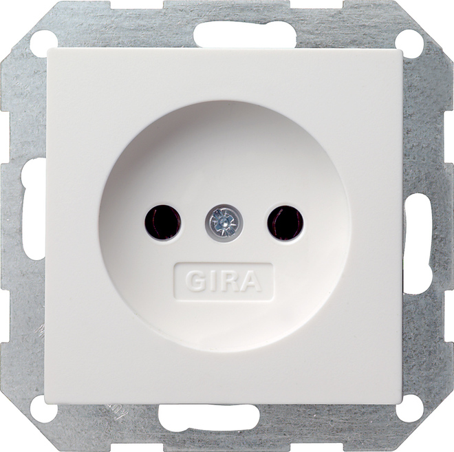 Gira System 55 Base De Enchufe De Pared (interruptor WCD) - 048027