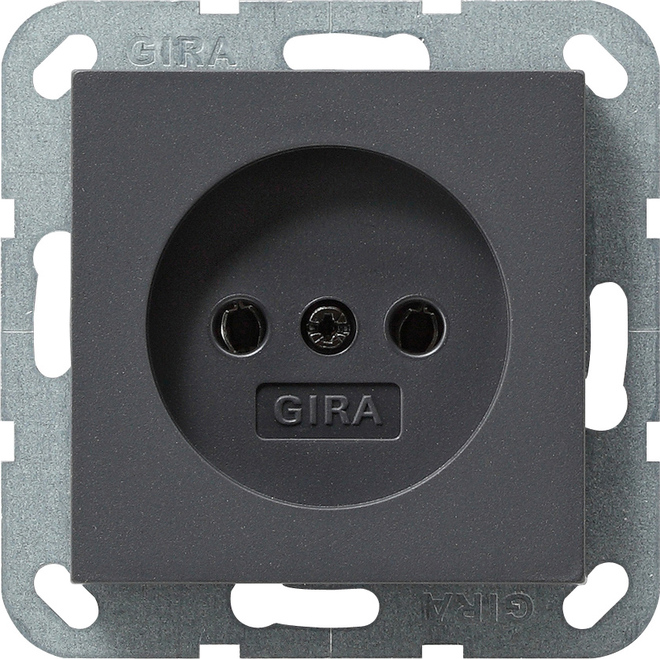 Gira System 55 Wall Socket Outlet (WCD Switchgear) - 048028