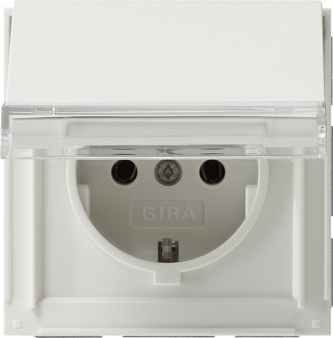 Gira TX44 Wall Socket Outlet (WCD Switchgear) - 041066