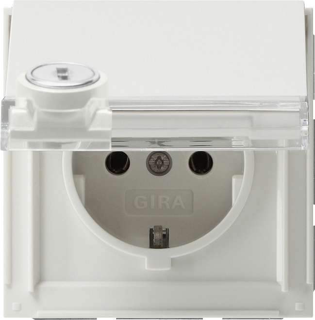 Gira TX44 Wall Socket Outlet (WCD Switchgear) - 044766