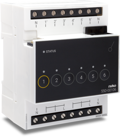 Niko Home Control Schalter Aktuator Bus System - 550-00106