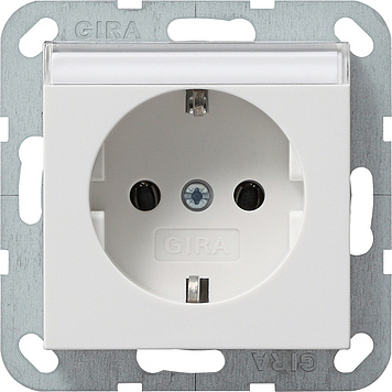 Gira System 55 Wall Socket Outlet (WCD Switchgear) - 045727