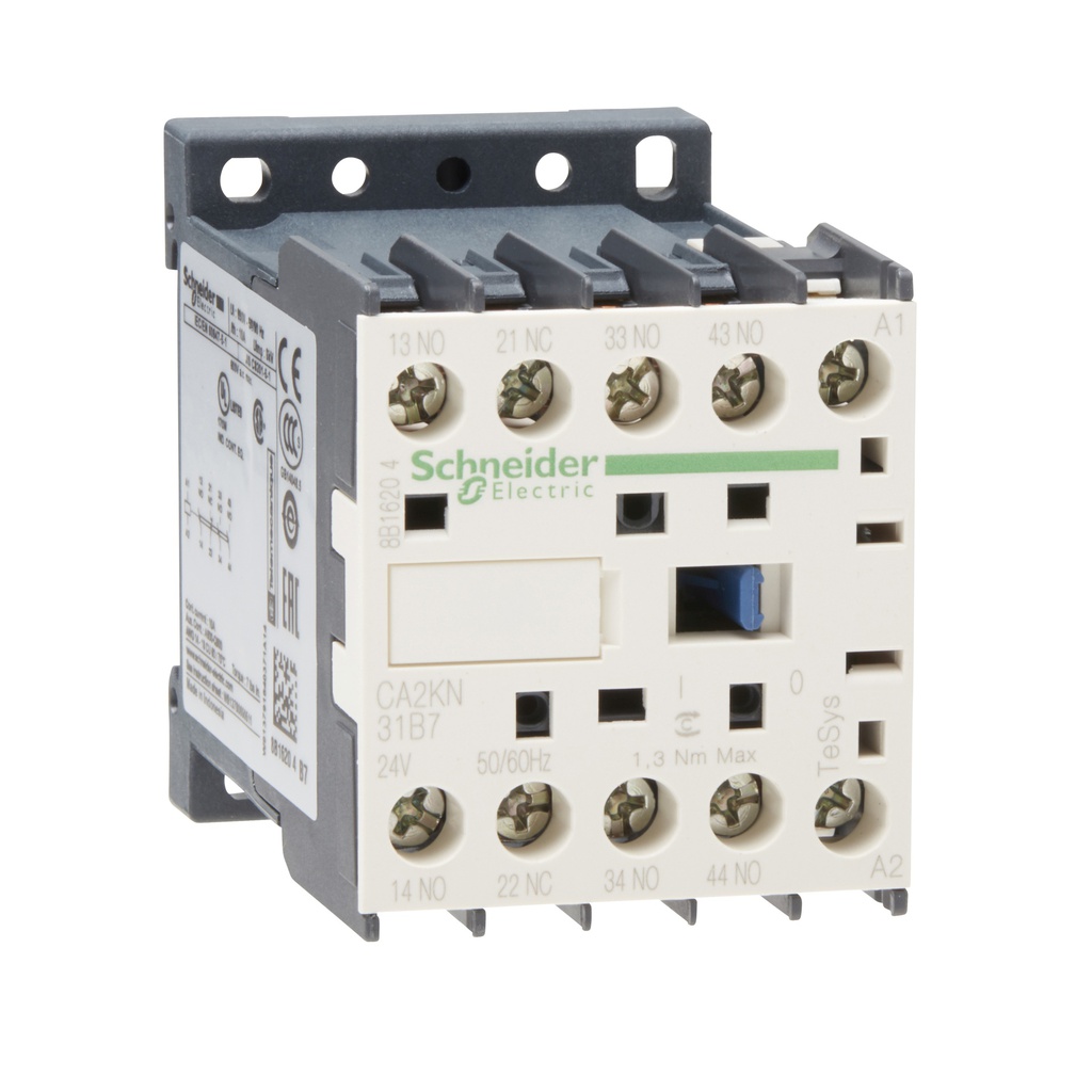 Schneider Electric CA2 Auxiliary Relay - CA2KN31B7