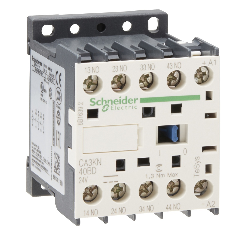 Schneider Electric CA3 Auxiliary Relay - CA3KN40BD