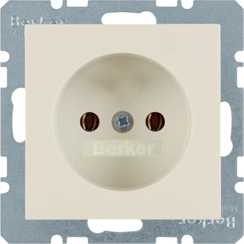 Hager Berker S.1/B.3/B.7 Wall Outlet (WCD Switchgear) (European Socket) - 6167038982