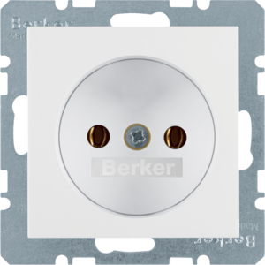 Hager Berker K.1/K.5 Wandcontactdoos (WCD-schakelmateriaal) (Europese Stekkerdoos) - 6167157009