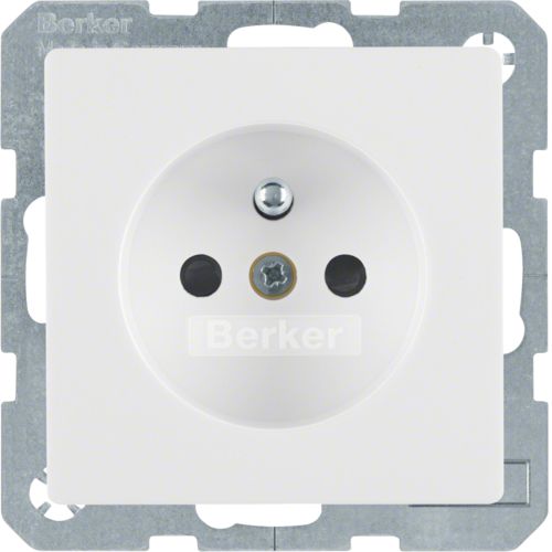 Hager Berker Q.1/Q.3 Wall Outlet (WCD Switchgear) - 6765766089