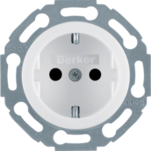 Hager Berker 1930/Glass Wall Outlet (WCD Switchgear) - 4755